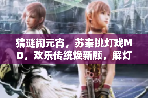 猜謎鬧元宵，蘇秦挑燈戲MD，歡樂傳統(tǒng)煥新顏，解燈謎共慶元宵節(jié)
