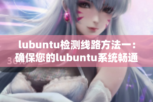 lubuntu檢測線路方法一：確保您的lubuntu系統(tǒng)暢通無阻