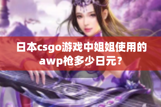 日本csgo游戲中姐姐使用的awp槍多少日元？