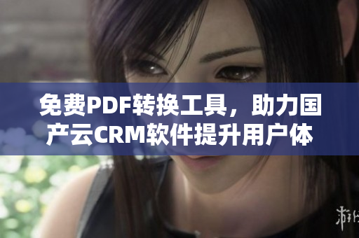 免費(fèi)PDF轉(zhuǎn)換工具，助力國產(chǎn)云CRM軟件提升用戶體驗(yàn)