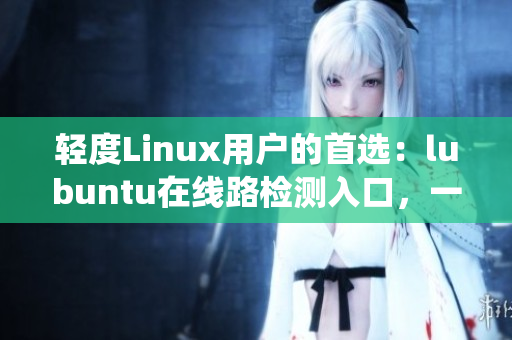 輕度Linux用戶(hù)的首選：lubuntu在線路檢測(cè)入口，一鍵體驗(yàn)輕量級(jí)操作系統(tǒng)